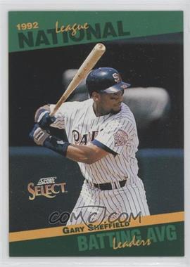 1993 Score - Select League Leaders #4 - Gary Sheffield