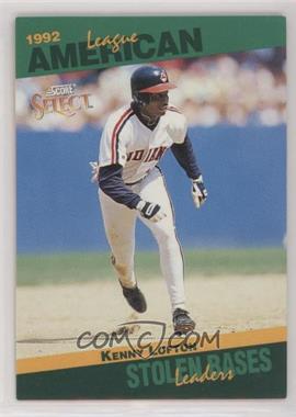 1993 Score - Select League Leaders #55 - Kenny Lofton