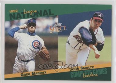 1993 Score - Select League Leaders #66 - Greg Maddux, John Smoltz