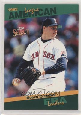 1993 Score - Select League Leaders #79 - Roger Clemens