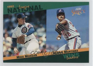 1993 Score - Select League Leaders #90 - Mike Morgan, Dennis Martinez [Noted]