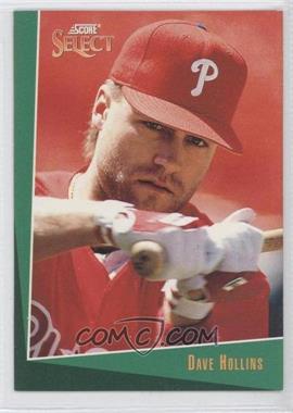 1993 Score Select - [Base] #187 - Dave Hollins