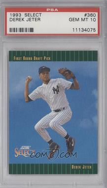 1993 Score Select - [Base] #360 - Derek Jeter [PSA 10 GEM MT]