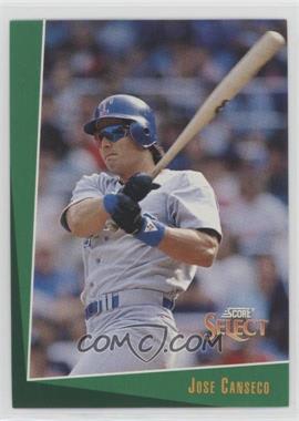 1993 Score Select - [Base] #364 - Jose Canseco