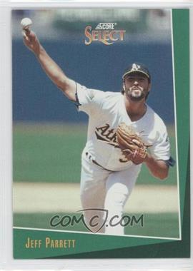 1993 Score Select - [Base] #396 - Jeff Parrett