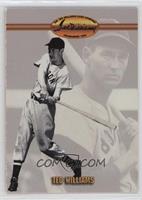 Ted Williams (Background Photo with Bat) [EX to NM]