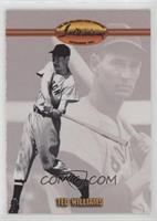 Ted Williams (Background Photo with Bat) [EX to NM]