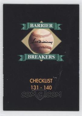 1993 Ted Williams Card Company - [Base] #140 - Checklist