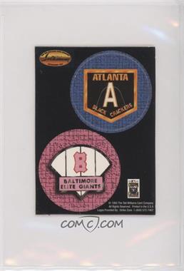 1993 Ted Williams Card Company - Pogs #_ABBE - Atlanta Black Crackers, Baltimore Elite Giants [EX to NM]