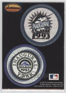 1993 Ted Williams Card Company - Pogs #_FMCR - Florida Marlins, Colorado Rockies [EX to NM]