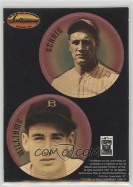 1993 Ted Williams Card Company - Pogs #_LGTW - Ted Williams, Lou Gehrig