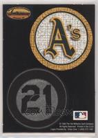 Oakland Athletics Team, Roberto Clemente Logo