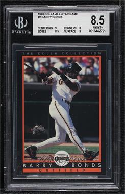 1993 The Colla Collection All-Stars - Box Set [Base] #2 - Barry Bonds [BGS 8.5 NM‑MT+]