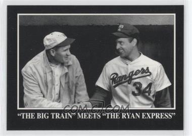 1993 The Sporting News Conlon Collection - [Base] #934 - Nolan Ryan, Walter Johnson