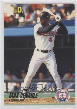 1993 Tomy I.D. Pro Baseball - [Base] #365 - Max Venable