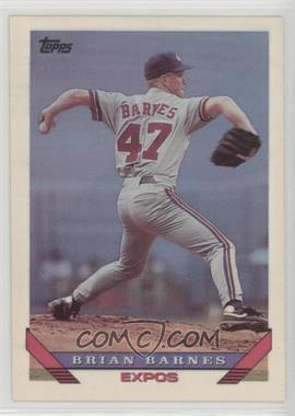 1993 Topps - [Base] - Blank Back #112 - Brian Barnes