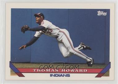 1993 Topps - [Base] - Blank Back #113 - Thomas Howard