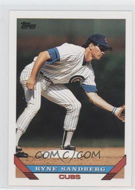 1993 Topps - [Base] - Blank Back #3 - Ryne Sandberg