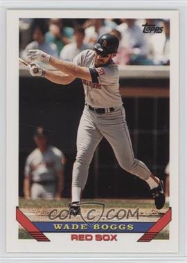 1993 Topps - [Base] - Blank Back #390 - Wade Boggs