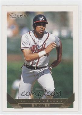 1993 Topps - [Base] - Gold #170 - David Justice