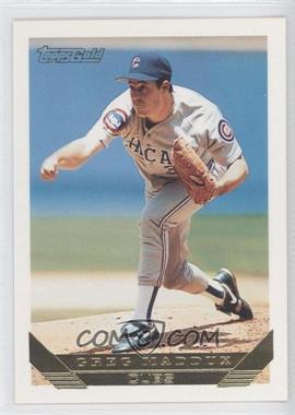 1993 Topps - [Base] - Gold #183 - Greg Maddux