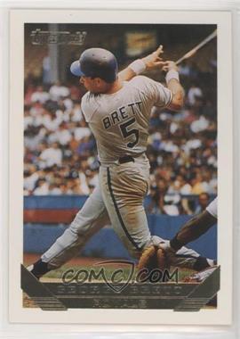 1993 Topps - [Base] - Gold #397 - George Brett