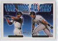1992 Topps All Stars - Fred McGriff, Frank Thomas [EX to NM]