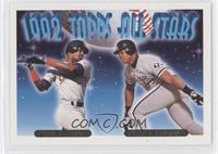 1992 Topps All Stars - Fred McGriff, Frank Thomas