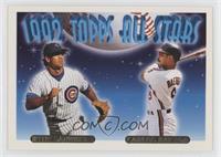 1992 Topps All Stars - Ryne Sandberg, Carlos Baerga