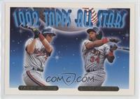 1992 Topps All Stars - Larry Walker, Kirby Puckett