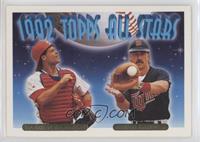 1992 Topps All Stars - Darren Daulton, Brian Harper