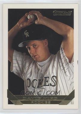 1993 Topps - [Base] - Gold #444 - David Nied