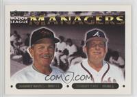 Major League Managers - Johnny Oates, Bobby Cox [Noted]