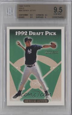 1993 Topps - [Base] - Gold #98 - Derek Jeter [BGS 9.5 GEM MINT]