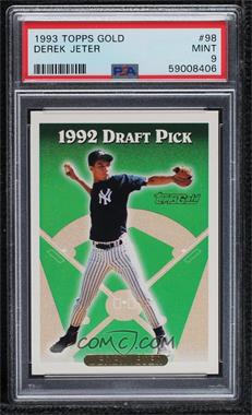 1993 Topps - [Base] - Gold #98 - Derek Jeter [PSA 9 MINT]