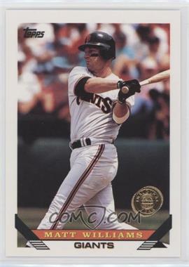 1993 Topps - [Base] - Inaugural Colorado Rockies #225 - Matt Williams