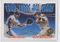 1992 Topps All Stars - Gary Sheffield, Edgar Martinez