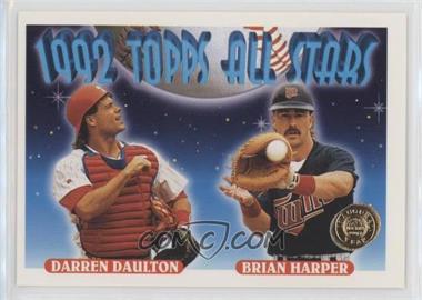 1993 Topps - [Base] - Inaugural Colorado Rockies #408 - 1992 Topps All Stars - Darren Daulton, Brian Harper