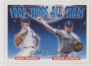 1993 Topps - [Base] - Inaugural Colorado Rockies #409 - 1992 Topps All Stars - Greg Maddux, Roger Clemens