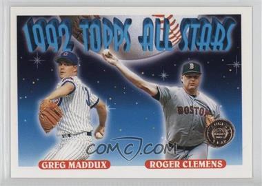 1993 Topps - [Base] - Inaugural Colorado Rockies #409 - 1992 Topps All Stars - Greg Maddux, Roger Clemens