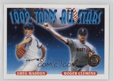 1993 Topps - [Base] - Inaugural Colorado Rockies #409 - 1992 Topps All Stars - Greg Maddux, Roger Clemens