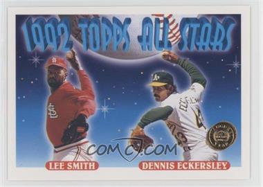 1993 Topps - [Base] - Inaugural Colorado Rockies #411 - 1992 Topps All Stars - Dennis Eckersley, Lee Smith