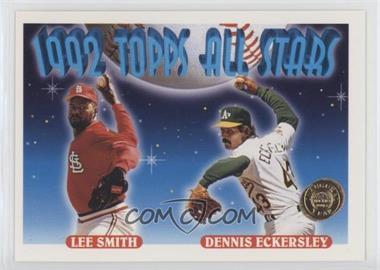 1993 Topps - [Base] - Inaugural Colorado Rockies #411 - 1992 Topps All Stars - Dennis Eckersley, Lee Smith