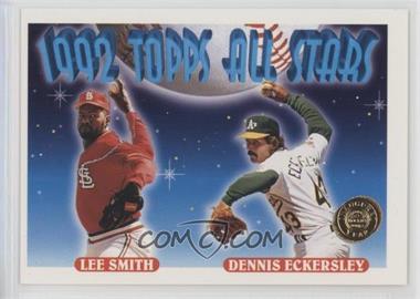 1993 Topps - [Base] - Inaugural Colorado Rockies #411 - 1992 Topps All Stars - Dennis Eckersley, Lee Smith