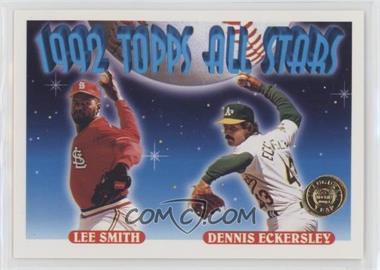 1993 Topps - [Base] - Inaugural Colorado Rockies #411 - 1992 Topps All Stars - Dennis Eckersley, Lee Smith