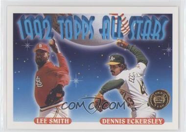 1993 Topps - [Base] - Inaugural Colorado Rockies #411 - 1992 Topps All Stars - Dennis Eckersley, Lee Smith