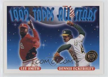 1993 Topps - [Base] - Inaugural Colorado Rockies #411 - 1992 Topps All Stars - Dennis Eckersley, Lee Smith