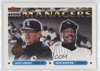 Major League Managers - Don Baylor, Gene Lamont