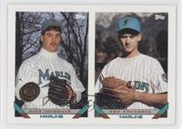 Future Stars of the Florida Marlins - Mike Veneziale, Ken Kendrena