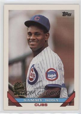 1993 Topps - [Base] - Inaugural Florida Marlins #156 - Sammy Sosa